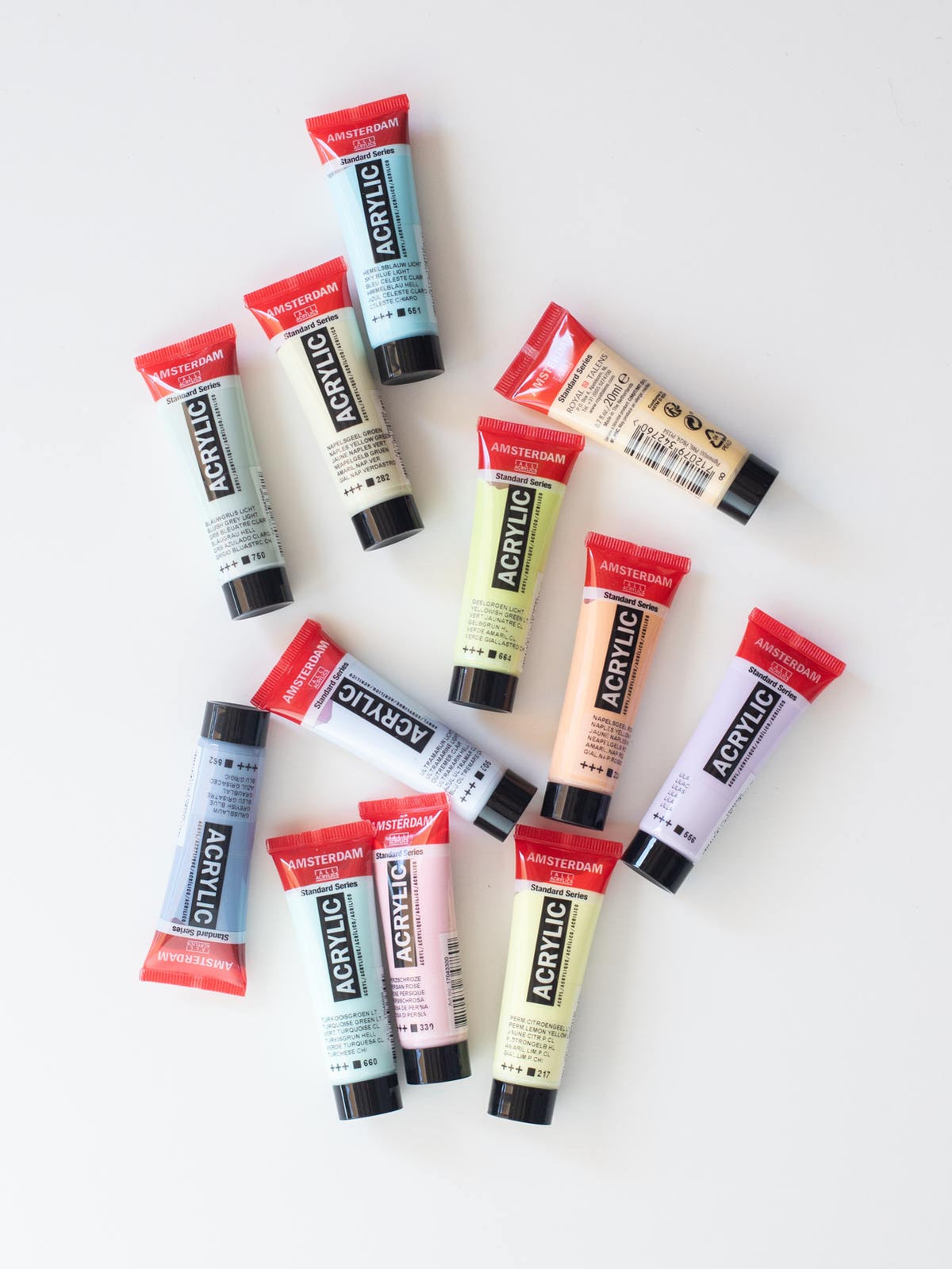 Set Acrylfarben "Pastellliebe" von Halfbird