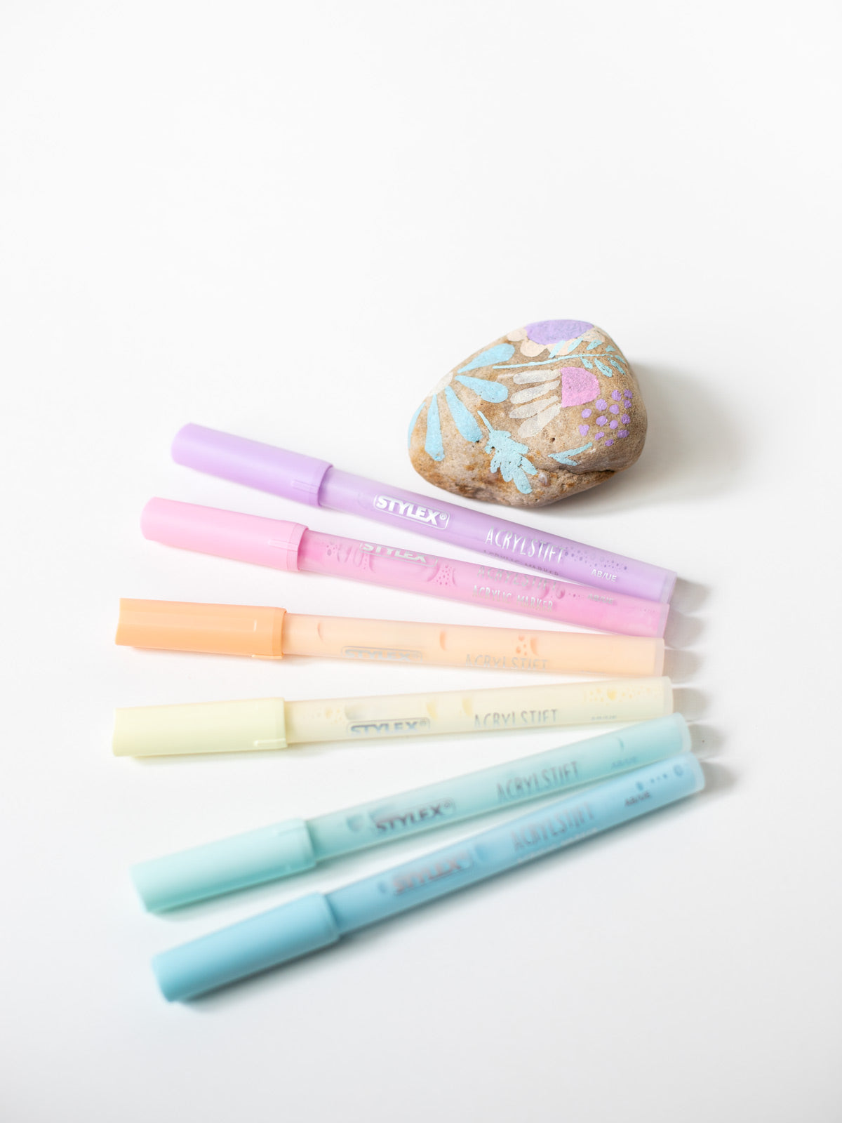 Acrylstifte Pastell von Stylex Übersicht