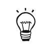 Icon Glühbirne wissen