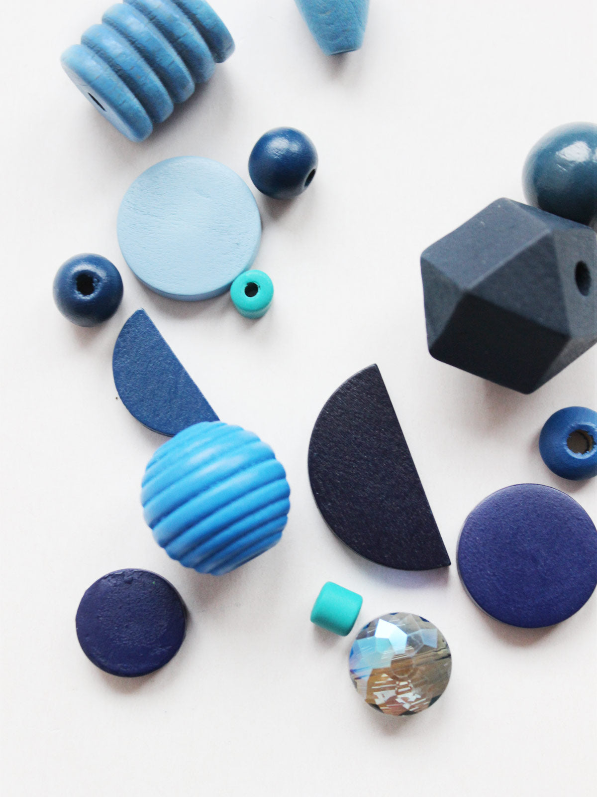 Perlen Set "mystic blue"