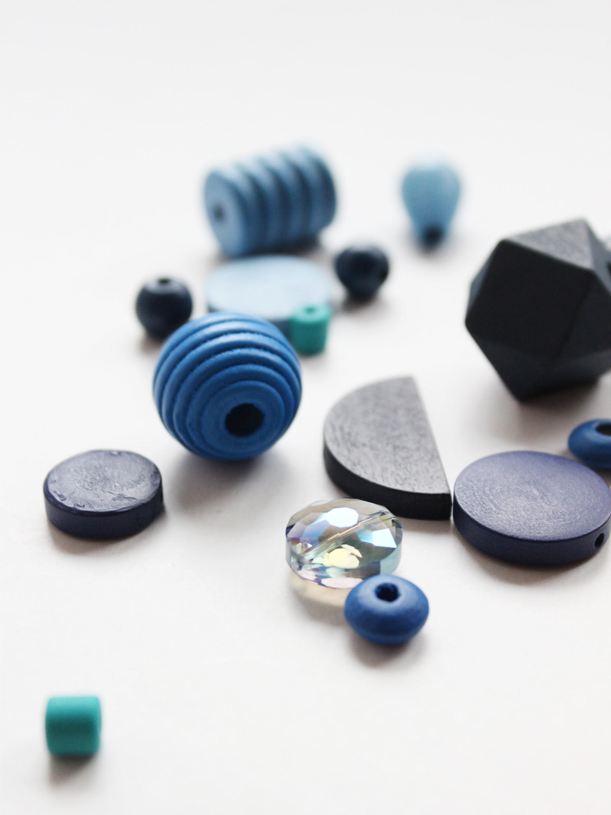 Perlen Set "mystic blue"