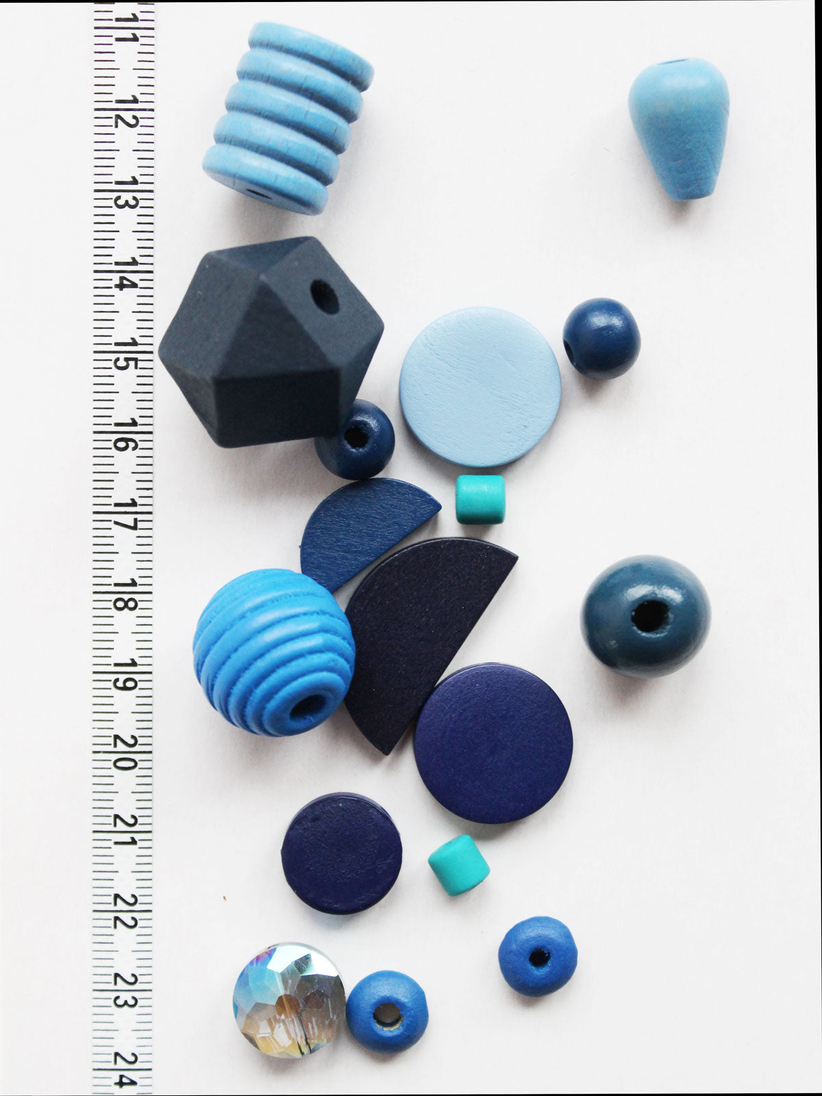 Perlen Set "mystic blue"