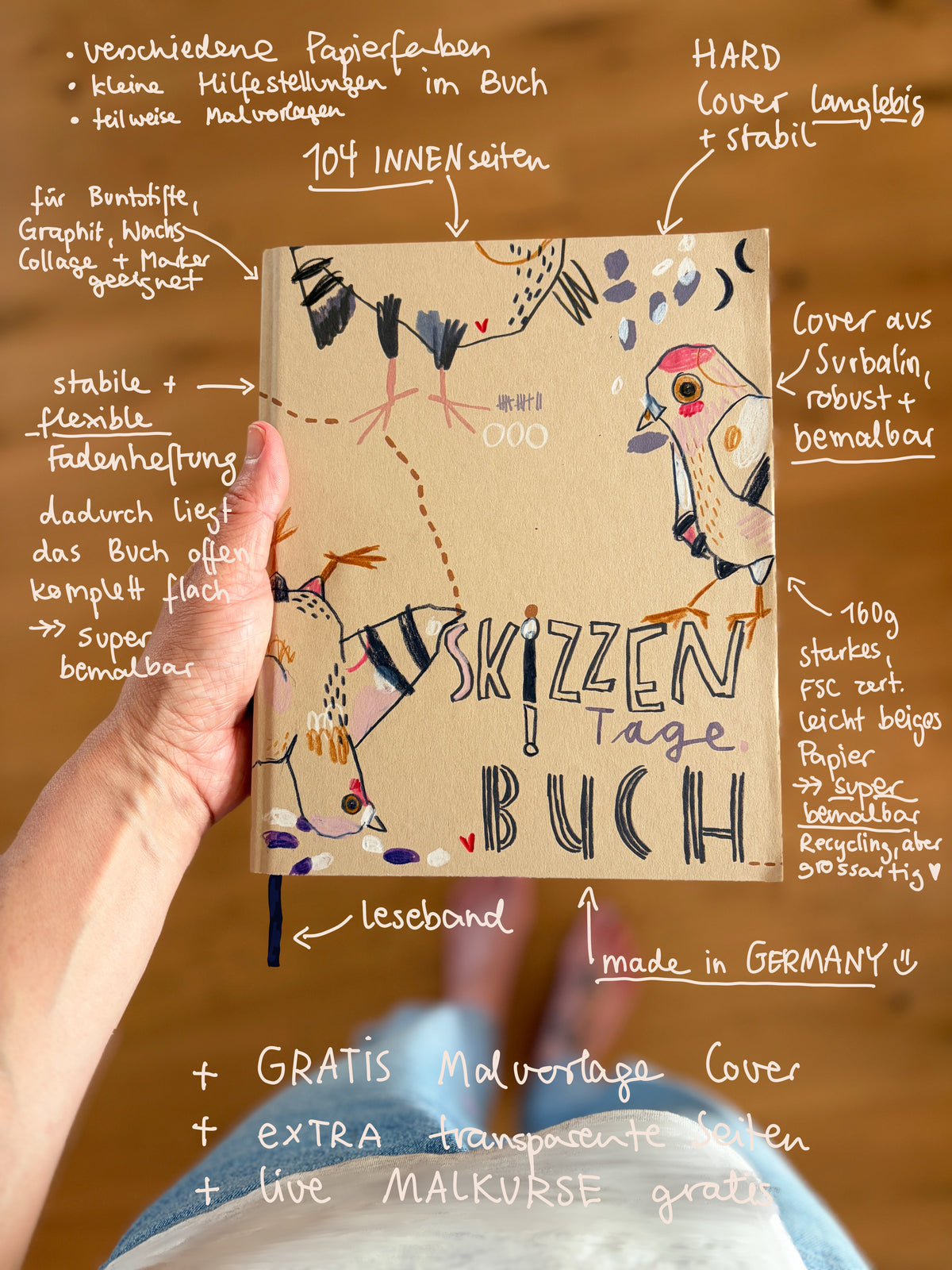 "Skizzenbuch" nach Mona | VORBESTELLUNG