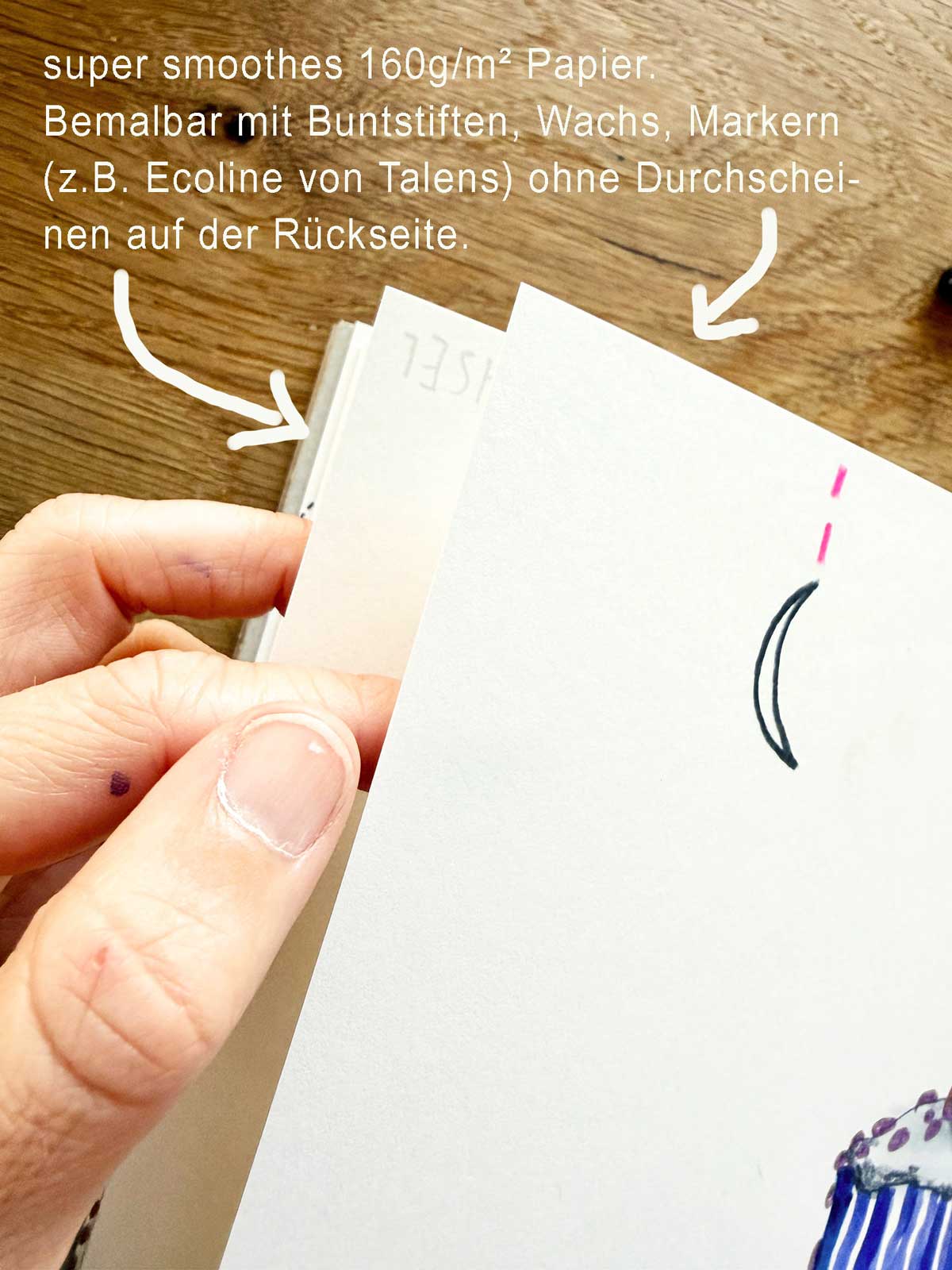 Detail Skizzenbuch von Halfbird