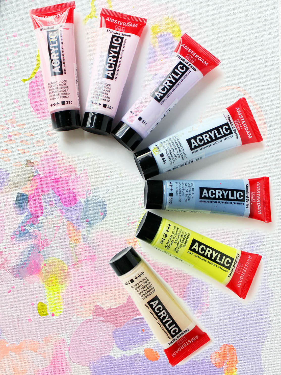 Acrylfarbe SET "Birds" 7x20ml