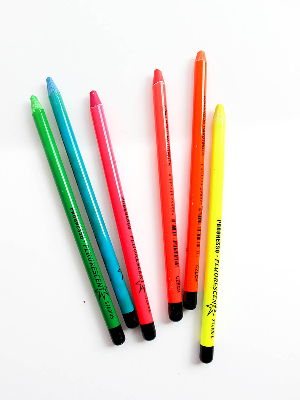 Neon Buntstifte | Fluoreszierend