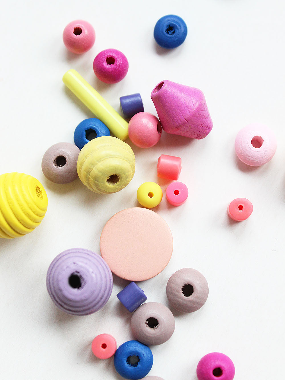 Perlen Set "neon bunt"
