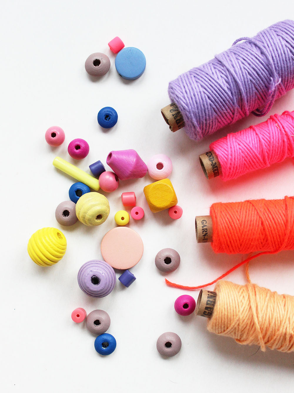 Perlen Set "neon bunt"