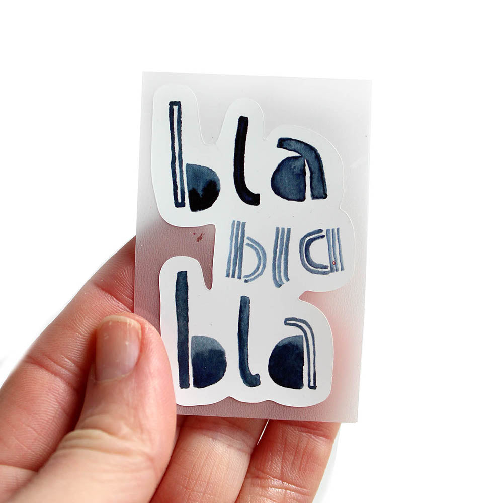 applikation blablabla in der Hand