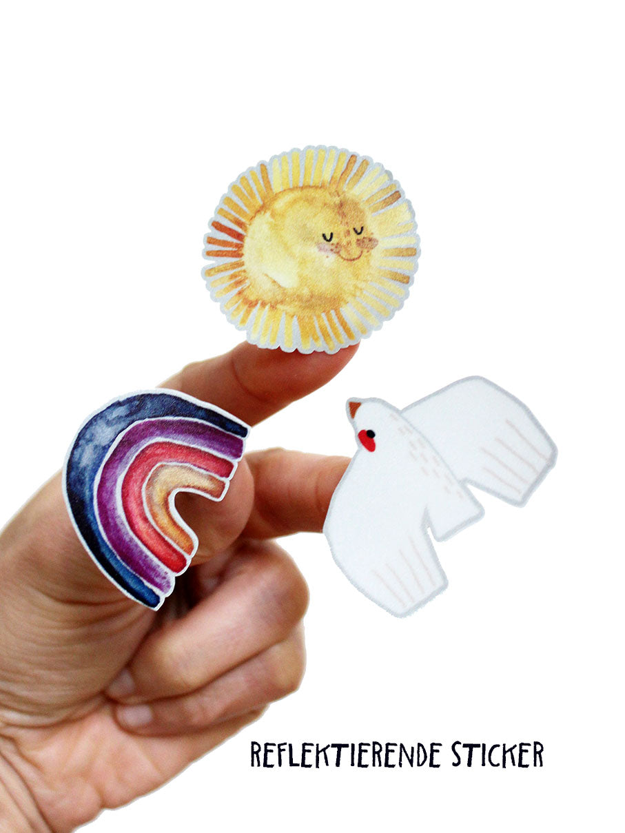 Set "Sonne" reflektierende Sticker | 3 Stück
