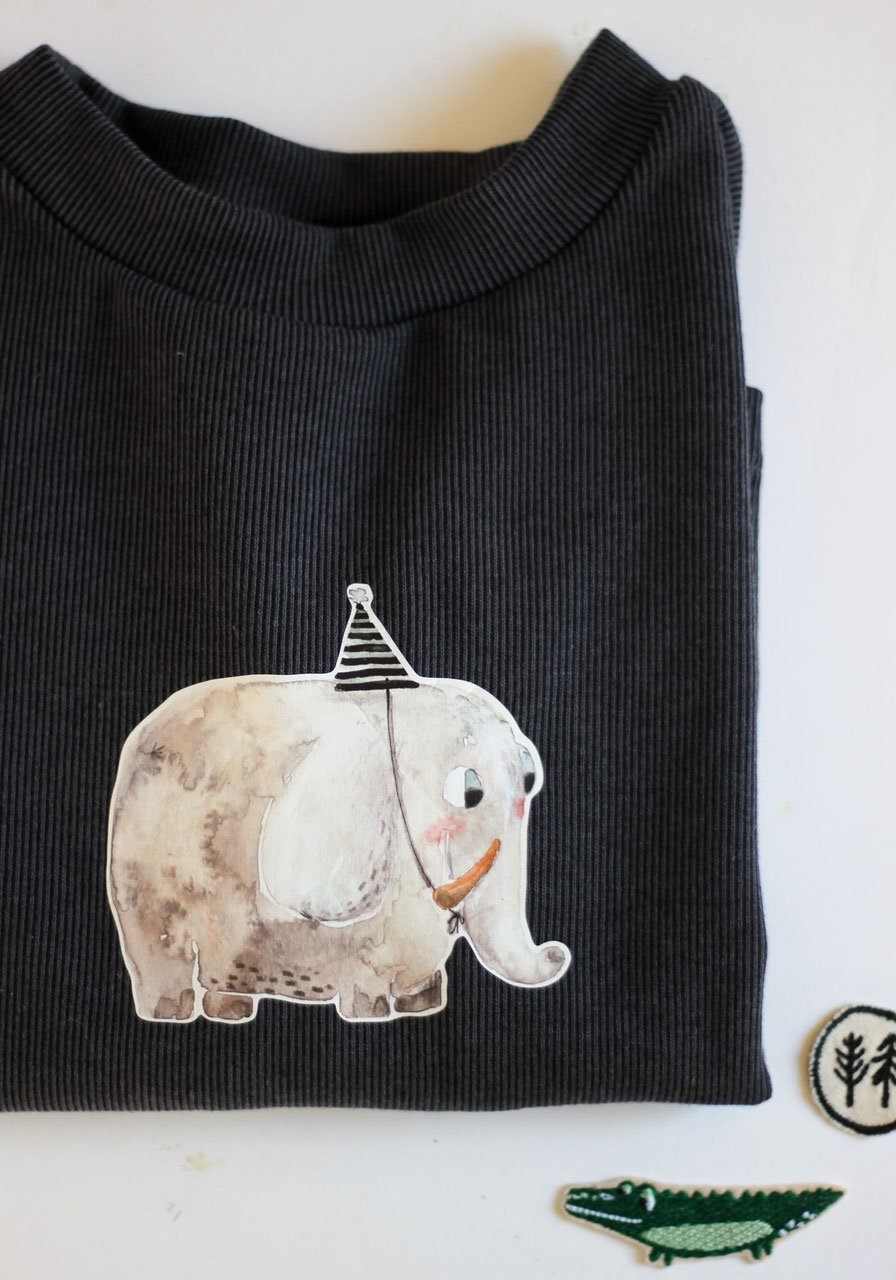 Bügelbild Elefant