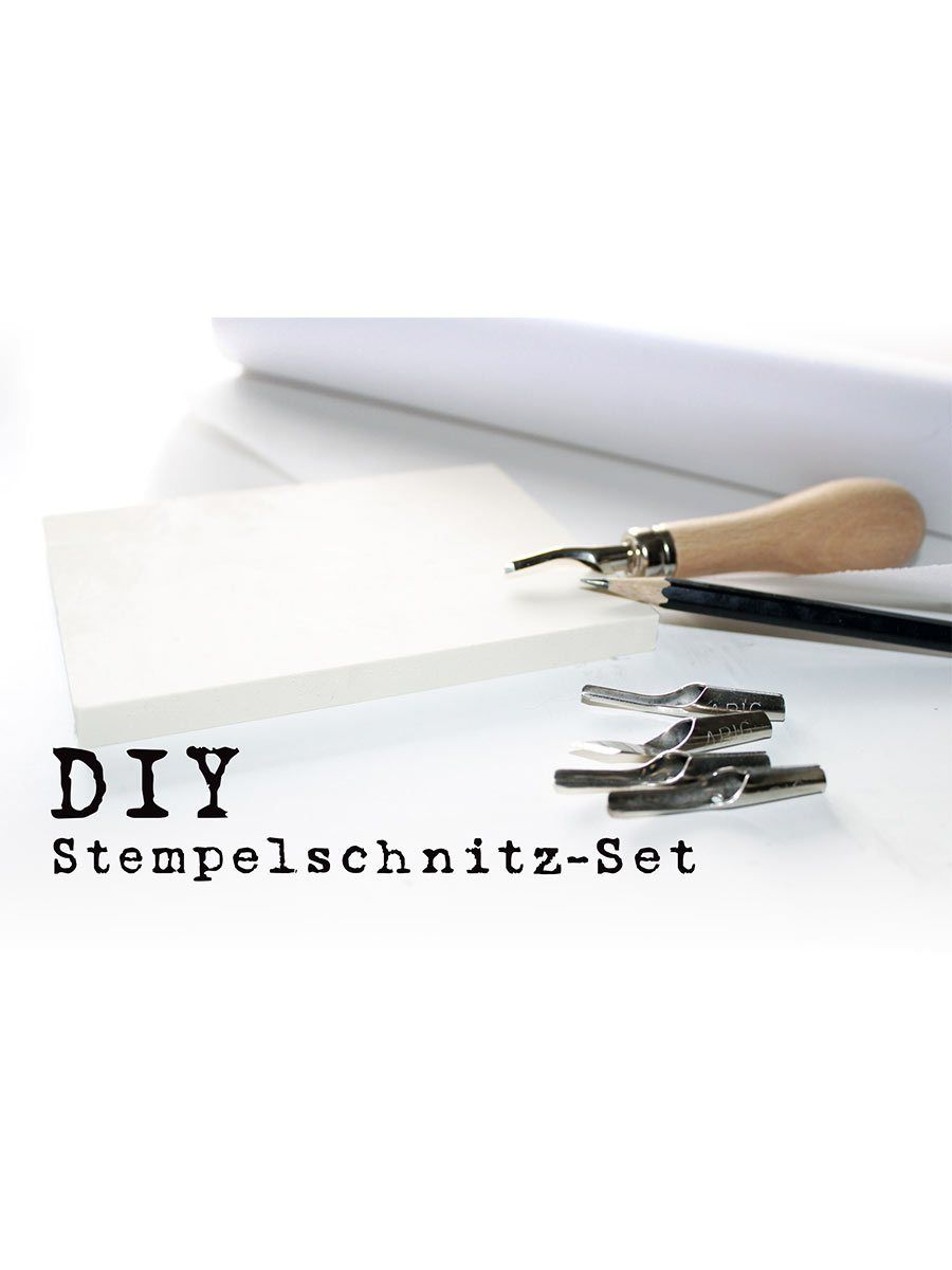 DIY Stempelschnitzset halfbird