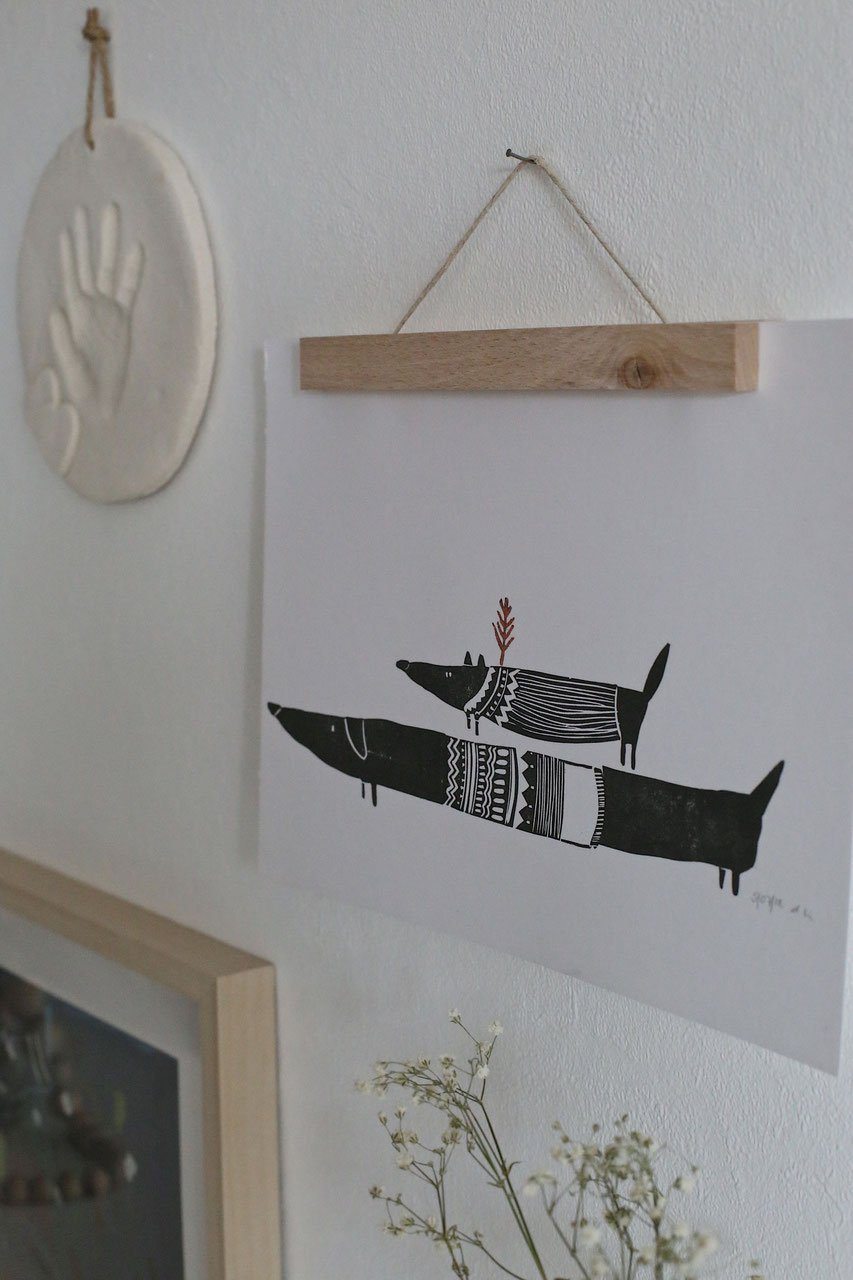 Posterleiste Buche | DIN A5 DIN A2 halfbird