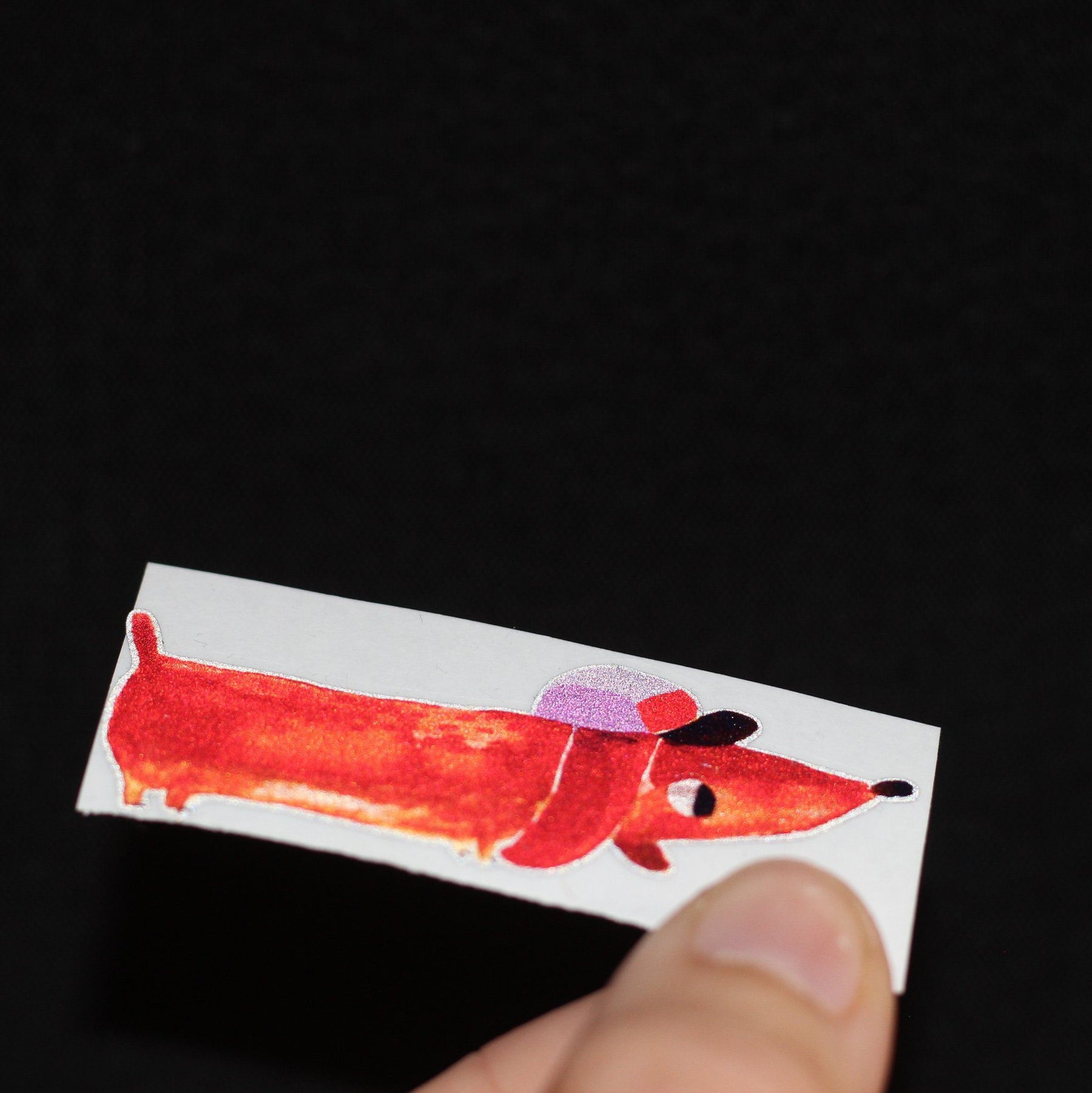 Reflektierender Sticker "Dackel Detlef" | 3er Set