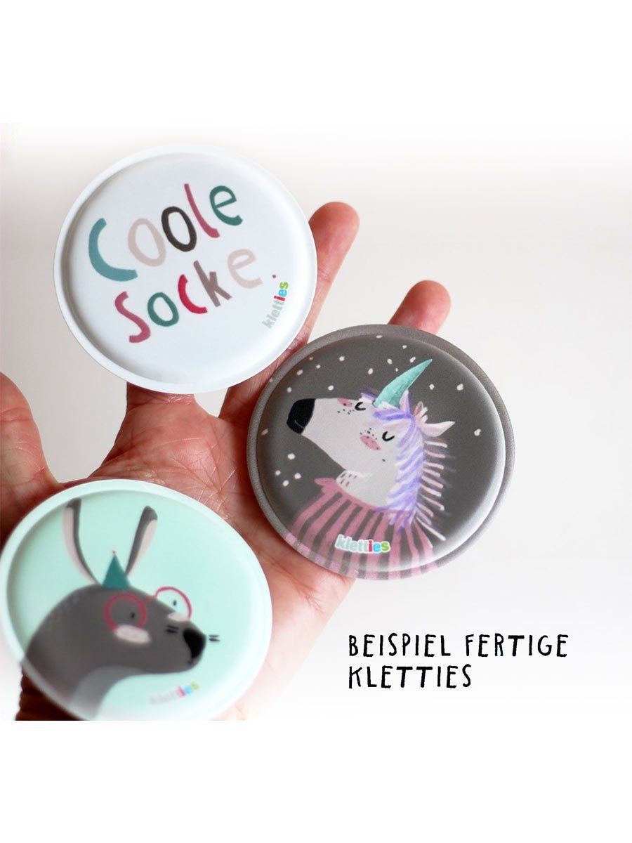 Digitale Datei Kletties | Weltraum-, Regenbogen- oder Dinoedition