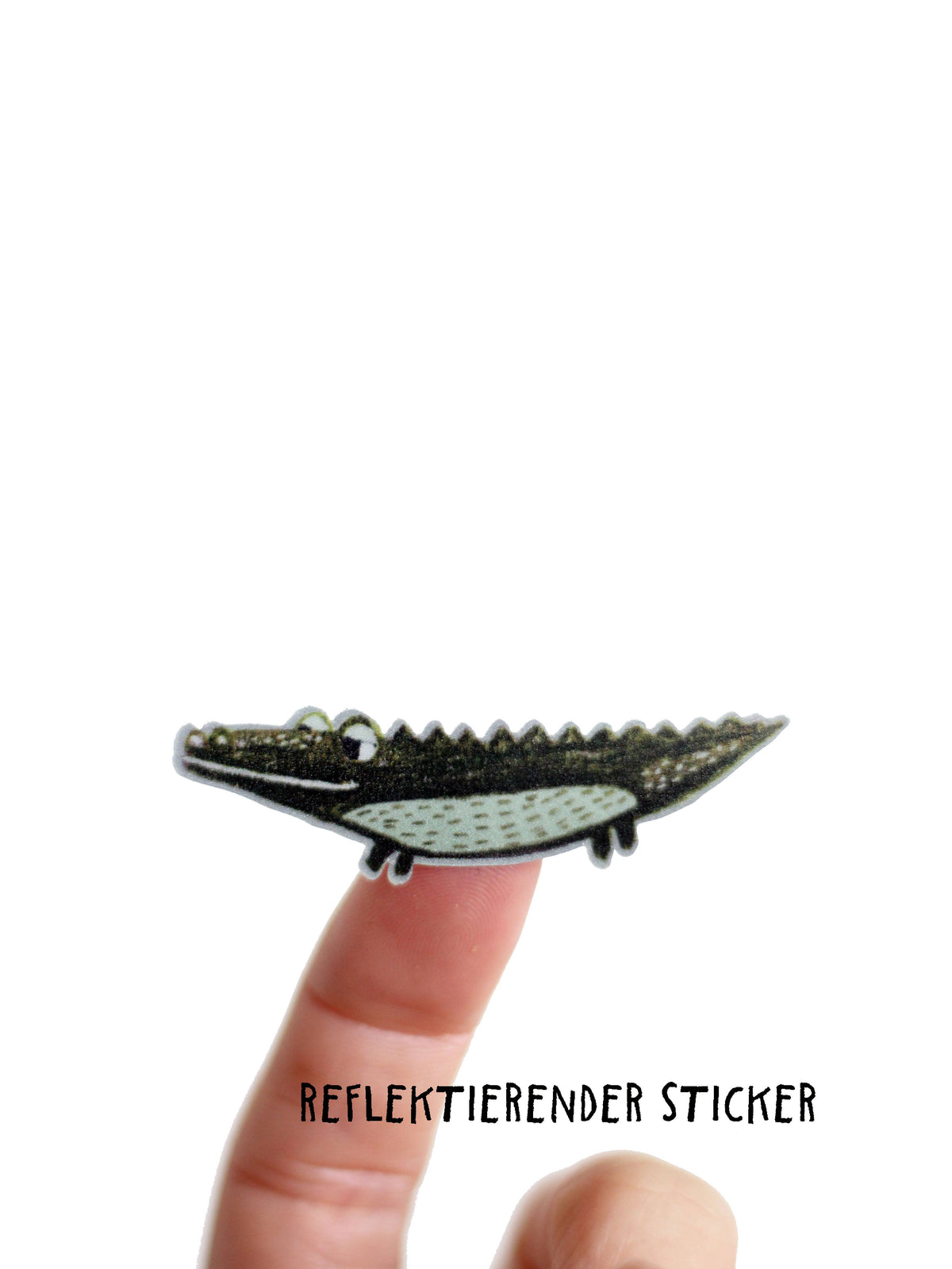 Reflektierender Sticker "Krokodil" | 3er Set