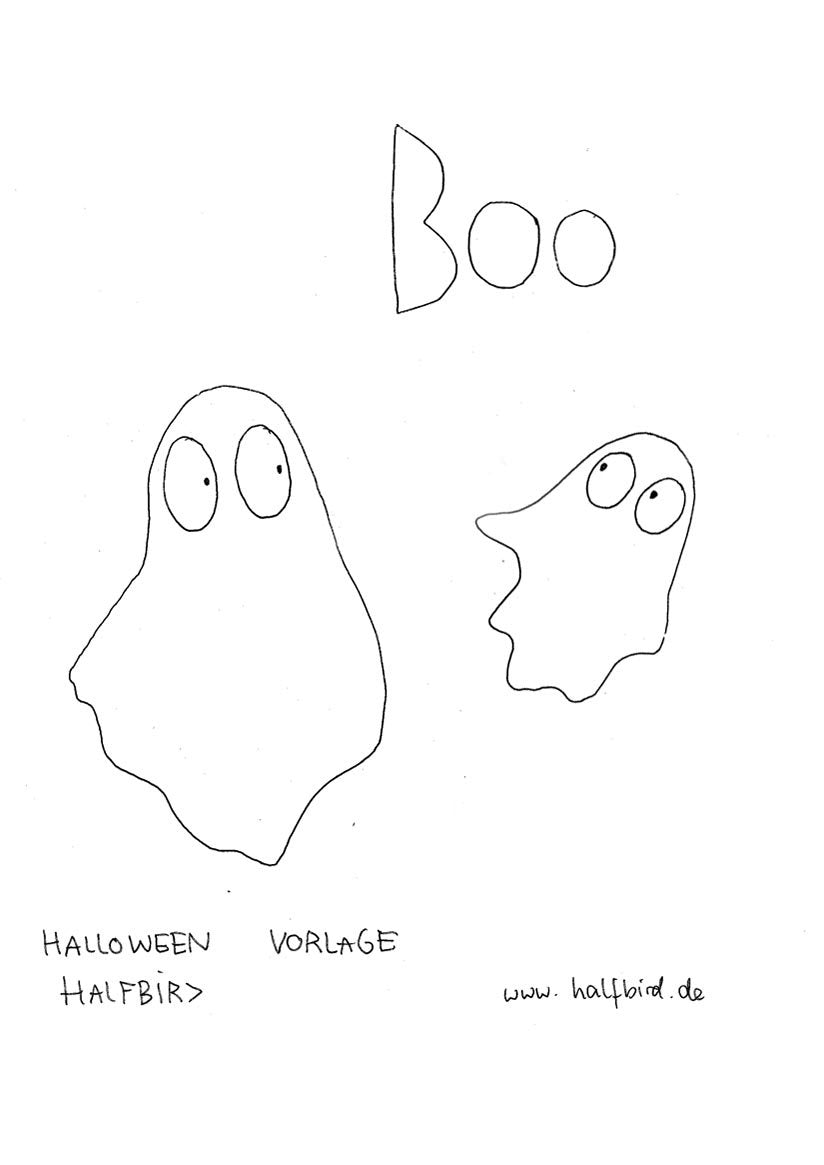 Halloween Freebie Gespenster