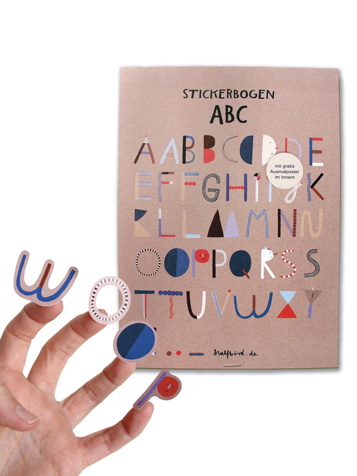 Stickerbogen ABC  | Papier