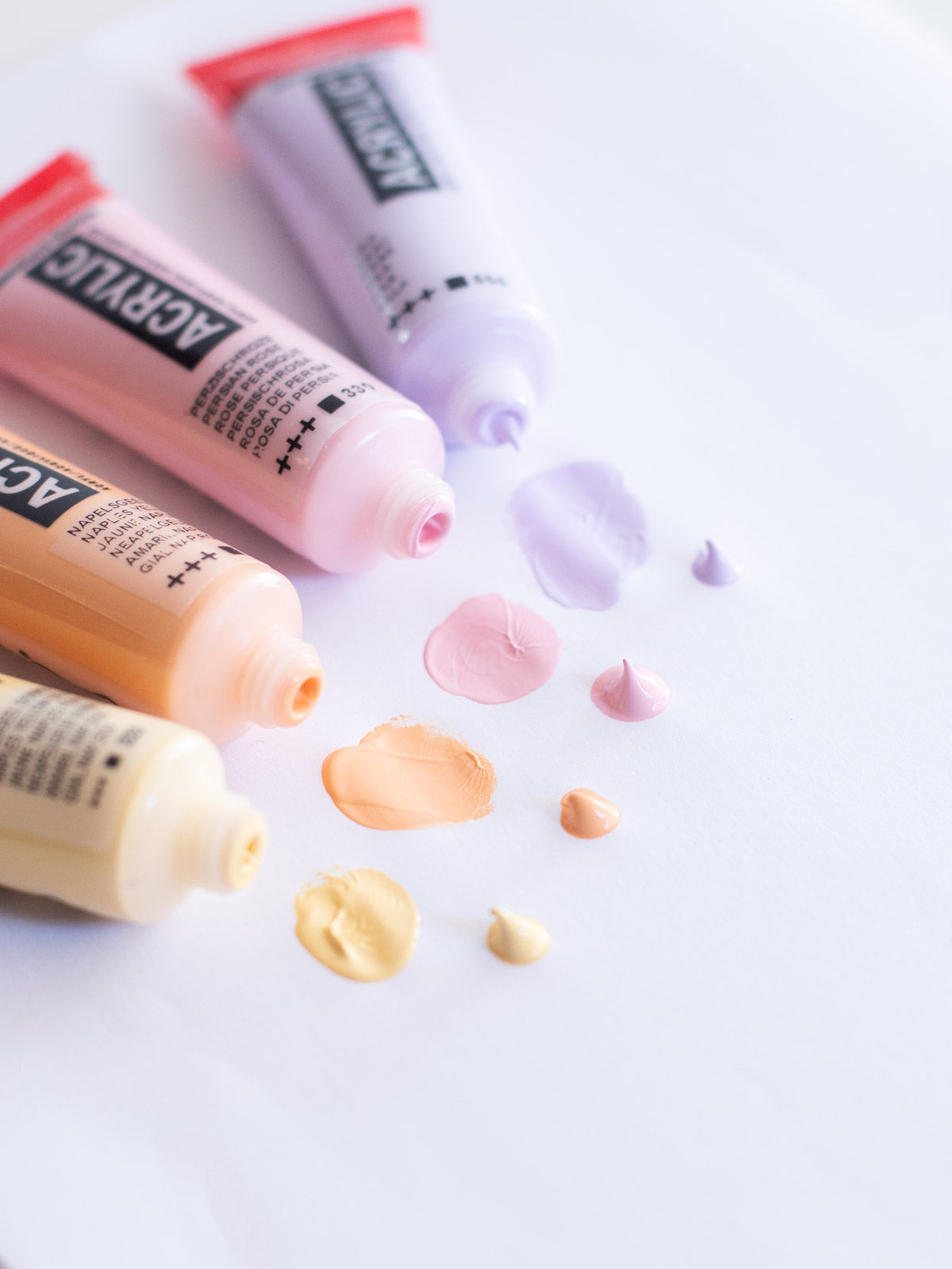 Set Acrylfarben "Pastellliebe" von Halfbird