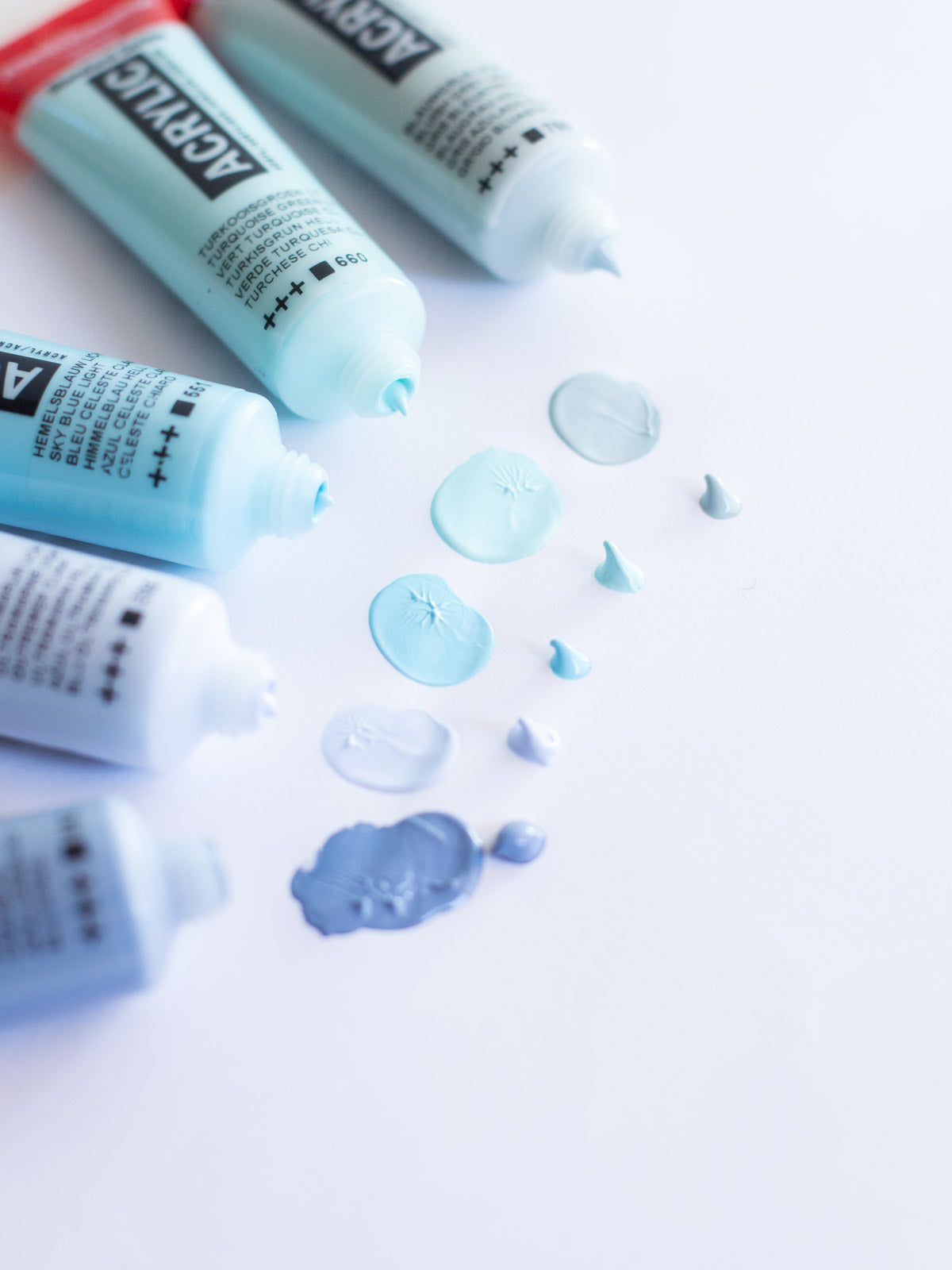 Set Acrylfarben "Pastellliebe" von Halfbird