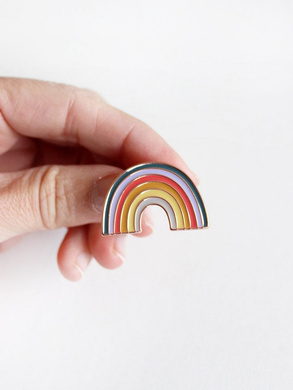 Anstecker "Regenbogen" | Pin