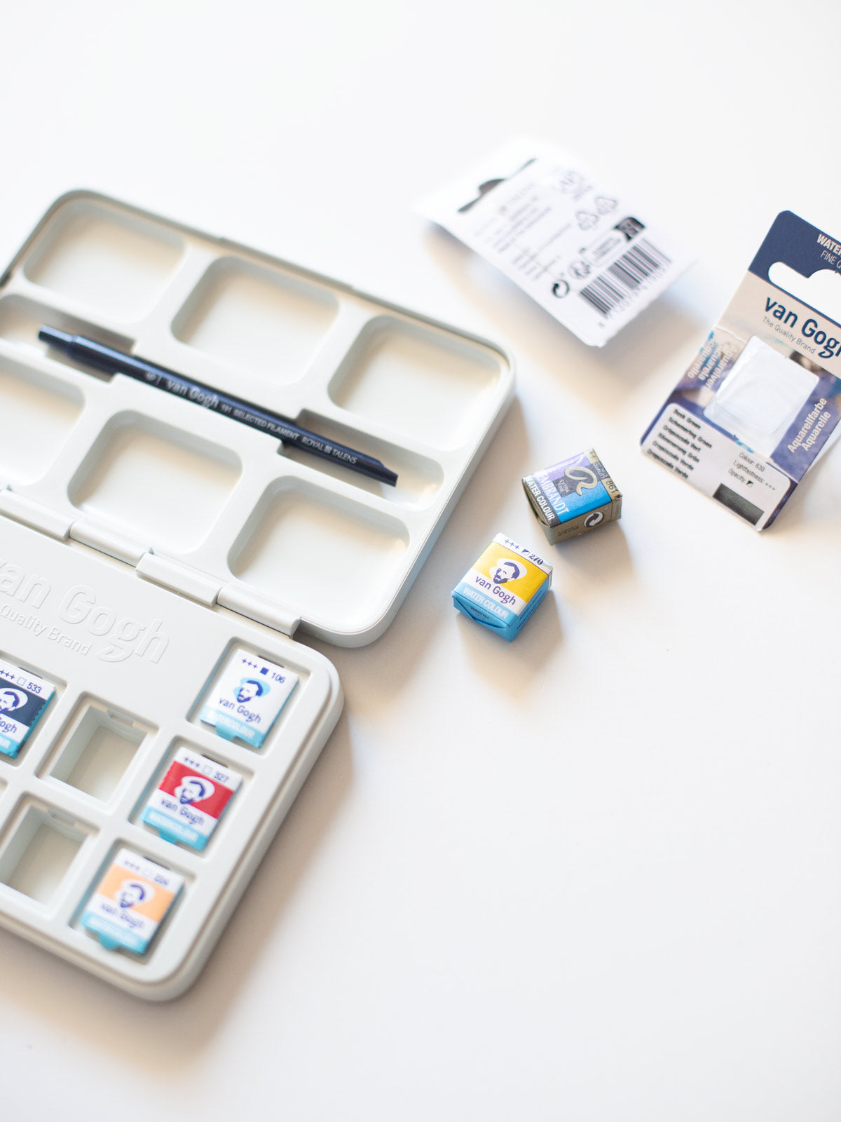 Aquarellfarbkasten von Van Gogh x Halfbird 
