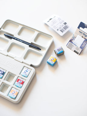 Aquarellfarbkasten von Van Gogh x Halfbird 