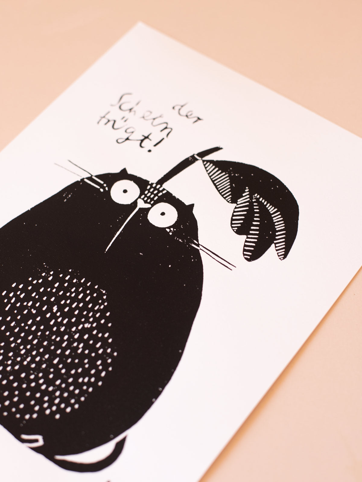 Detail Art Print/ Siebdruck Birnatze von Halfbird
