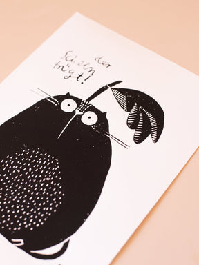 Detail Art Print/ Siebdruck Birnatze von Halfbird