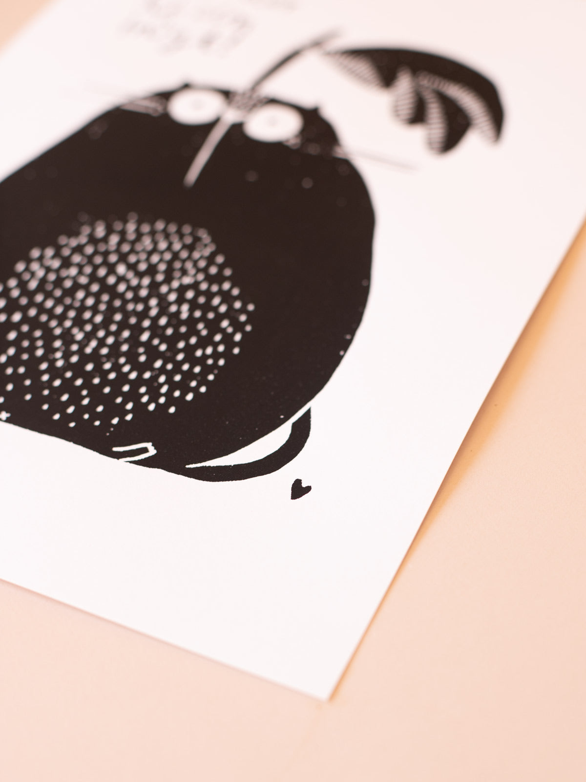Detail Art Print/ Siebdruck Birnatze von Halfbird