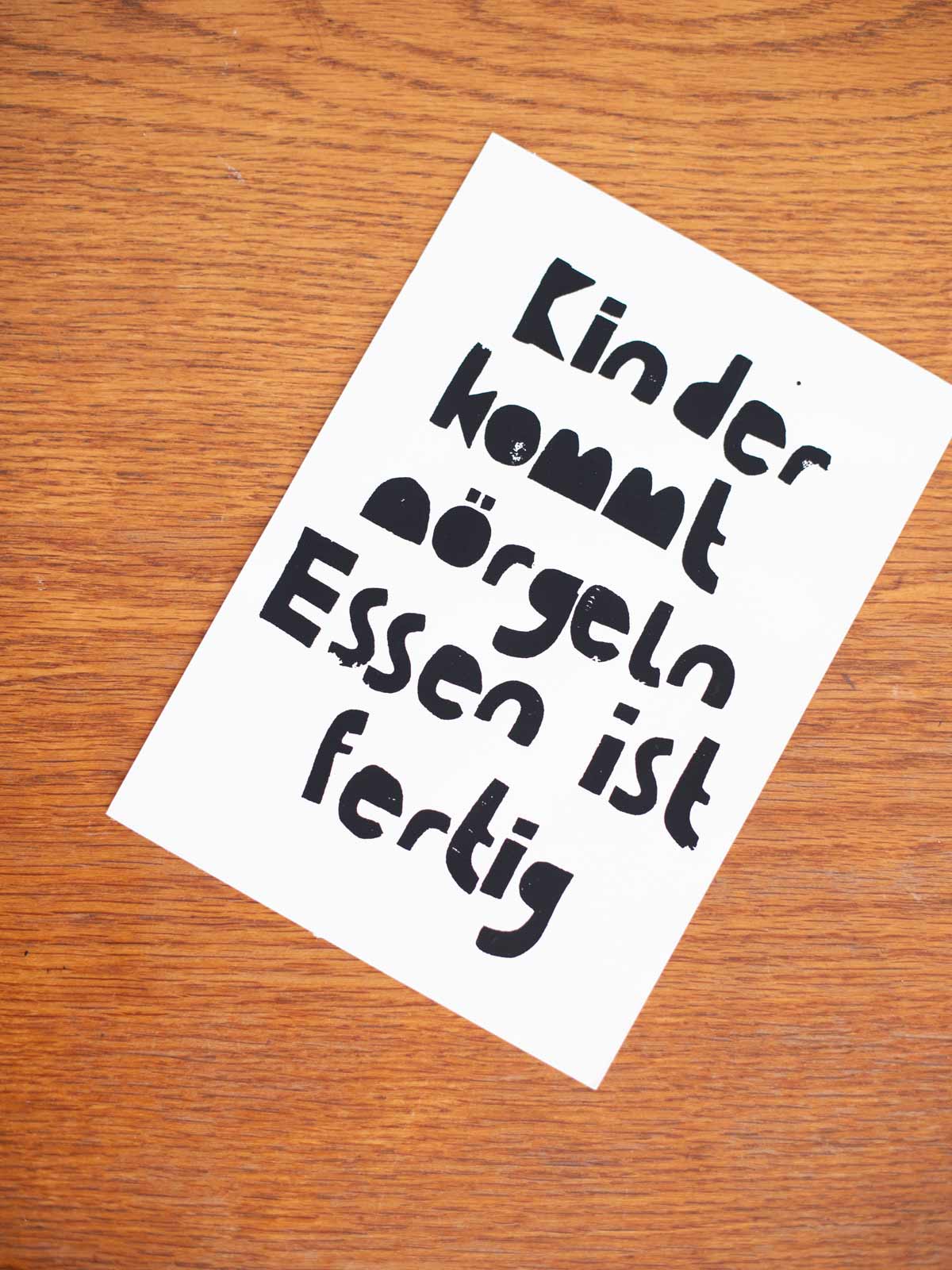 Art Print Siebdruck Kinder kommt nörgeln von Halfbird