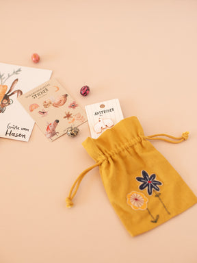 Aufnäher SET "kleine bunte Blumen" | Bügelflicken