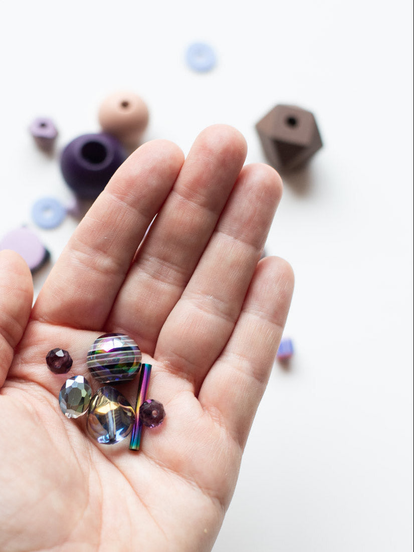 Detailbild Perlenset Blaubeerkuchen von Halfbird 