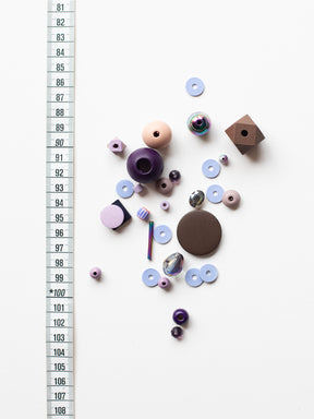 Maßband mit Perlenset Blaubeerkuchen von Halfbird 