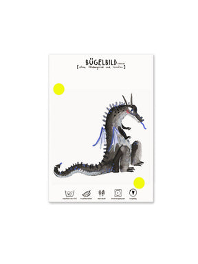 Bügelbild randlos "Drache"