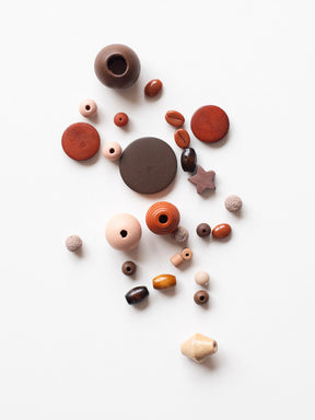 Perlenset Cappuccino. von Halfbird