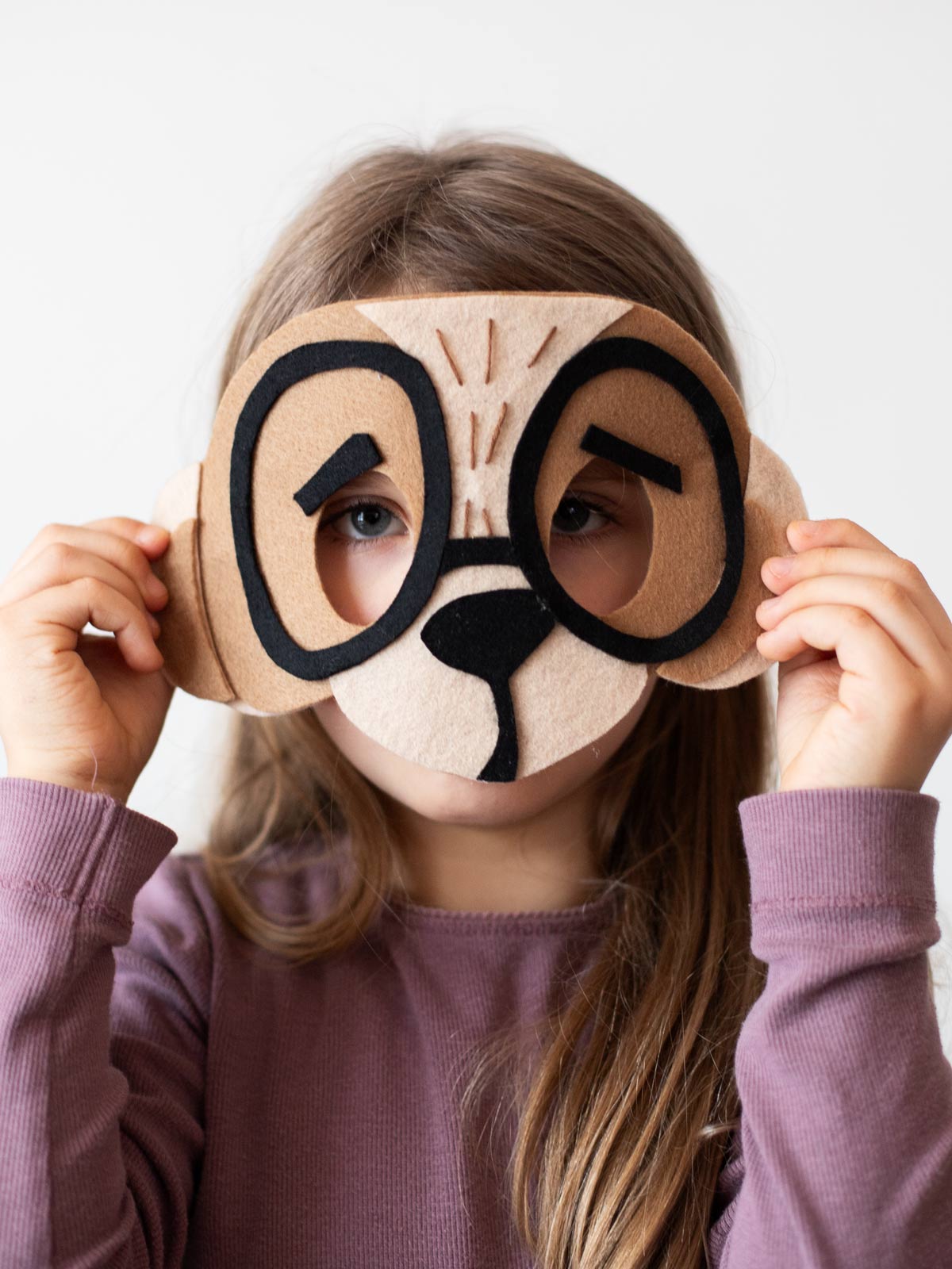 Erdmännchen Maske Filz Halfbird