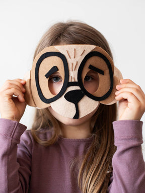 Erdmännchen Maske Filz Halfbird