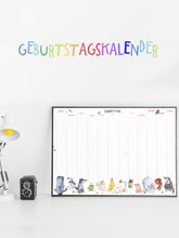 Geburtstagskalender DIN A2