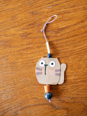 Katzen Anhänger nach Bastelvorlage von Halfbird