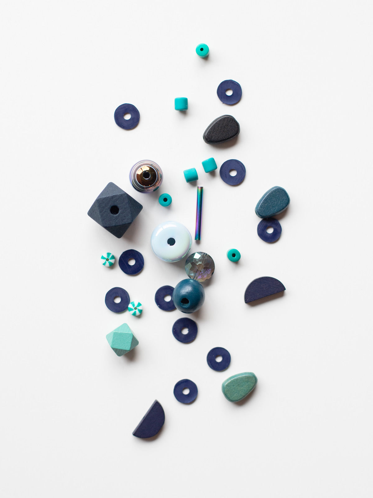 Perlenset Kristallblau von Halfbird 