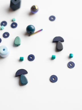 Perlenset Kristallblau von Halfbird 