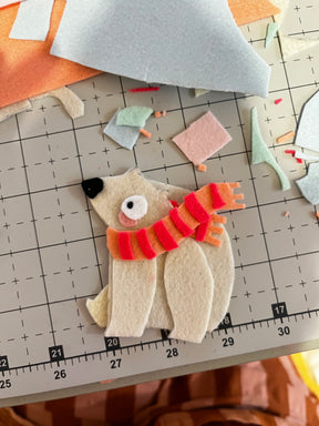 Filz Tiere "wilde Bande" | Bastelvorlage