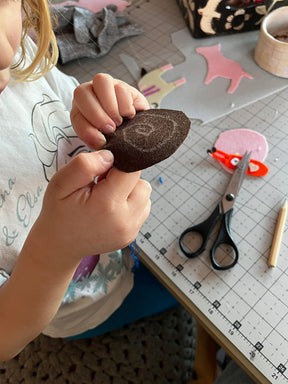 Filz Tiere "freche Freunde" | Bastelvorlage