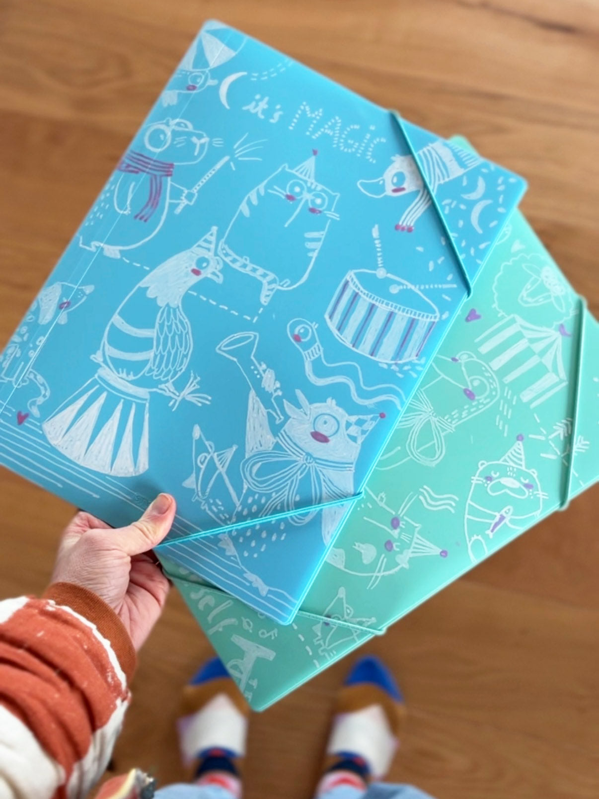 Sammelmappe A4 Pastelltöne | PP