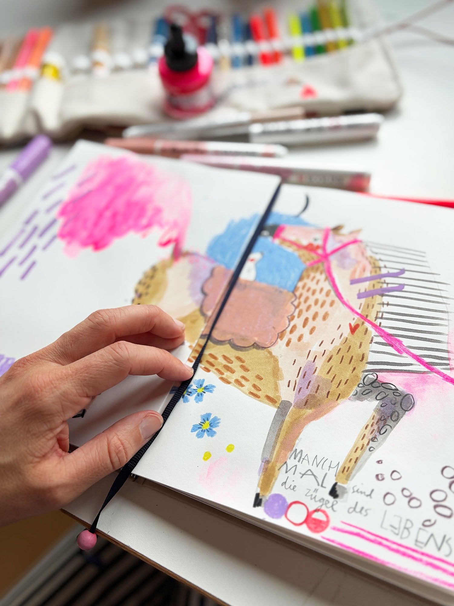 Brush Pen SET Halfbird | 1-8mm