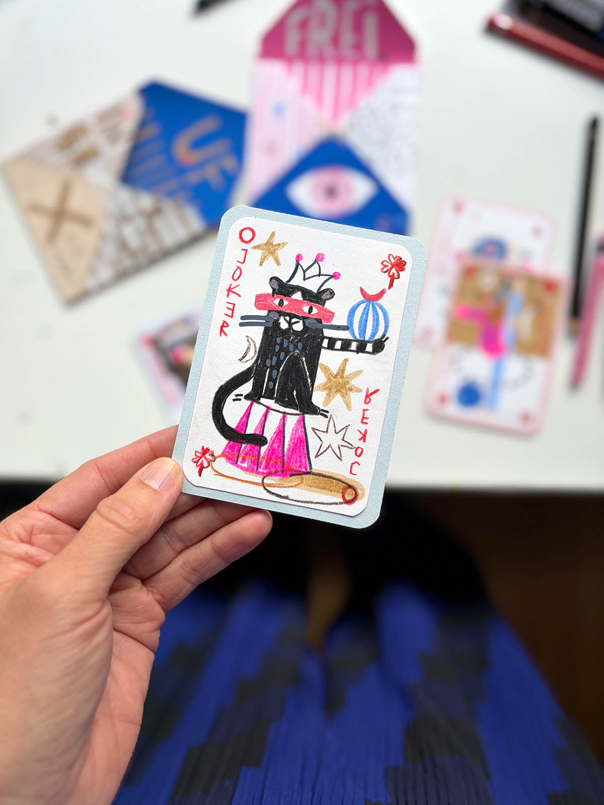 Joker Karten | Bastelvorlagen