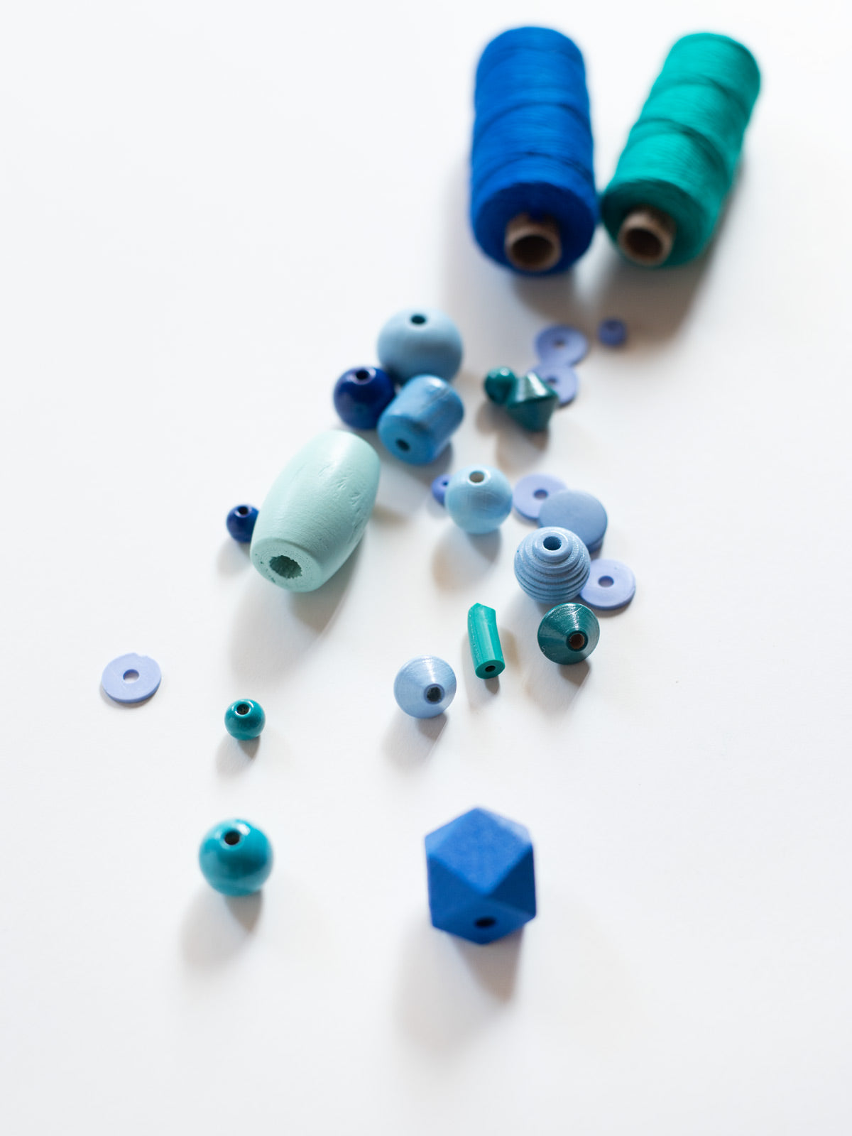 Perlenset "Lagunenblau" von Halfbird