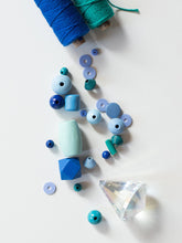 Perlenset "Lagunenblau" von Halfbird