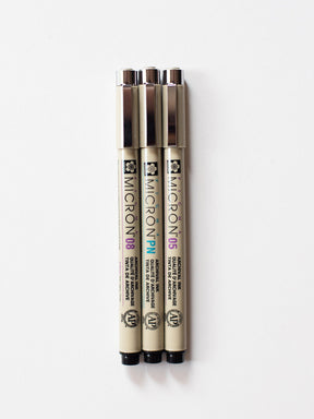 Micron Fineliner bei Halfbird